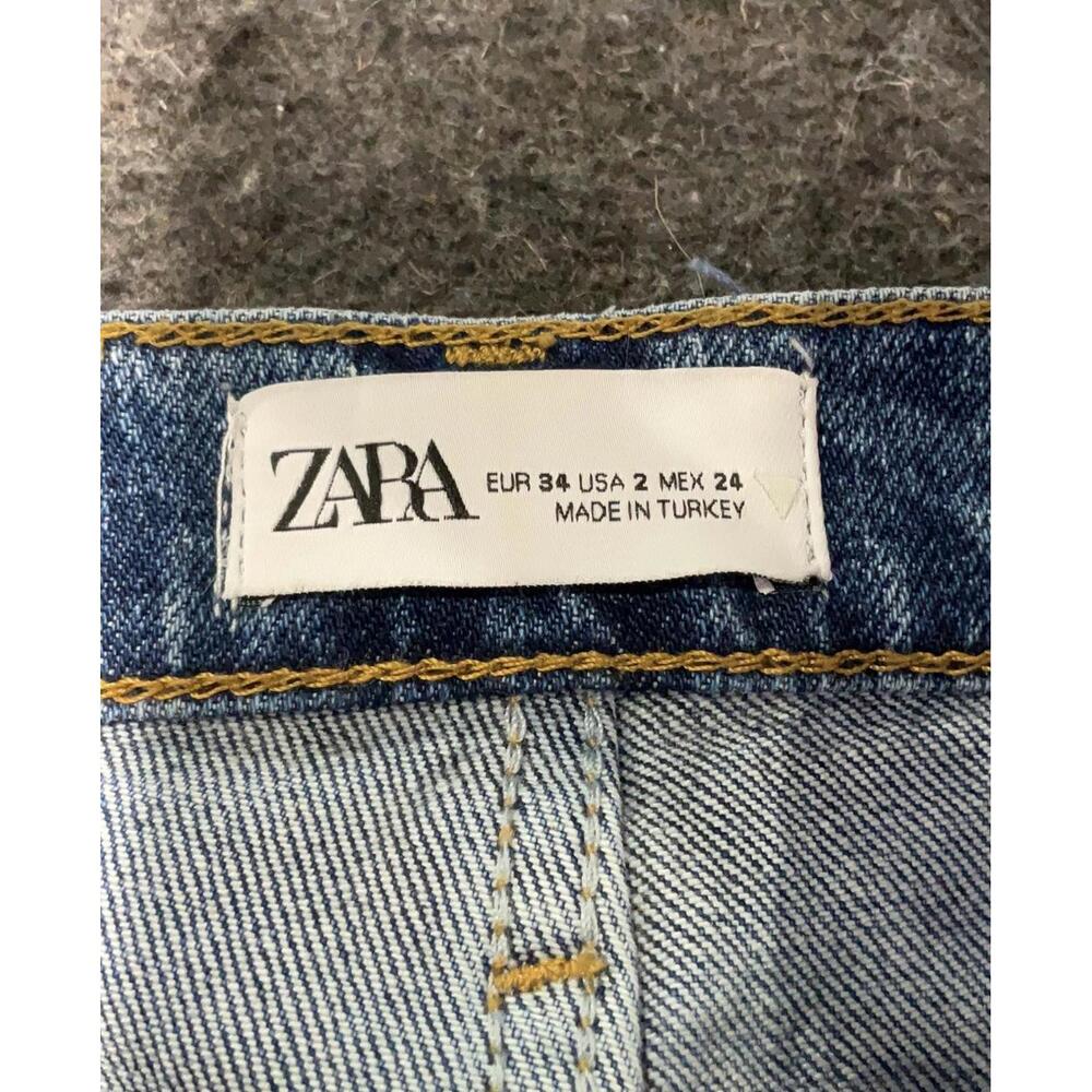 ZARA Skinny Five-Button Jeans Size 2 - Picture 4 of 4